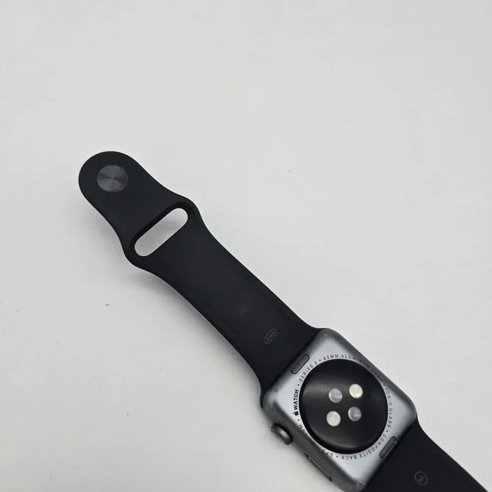 Apple Watch Series 3 - 42mm GPS, Aluminum Black Sport Band **(PROBABLY LOCKED)